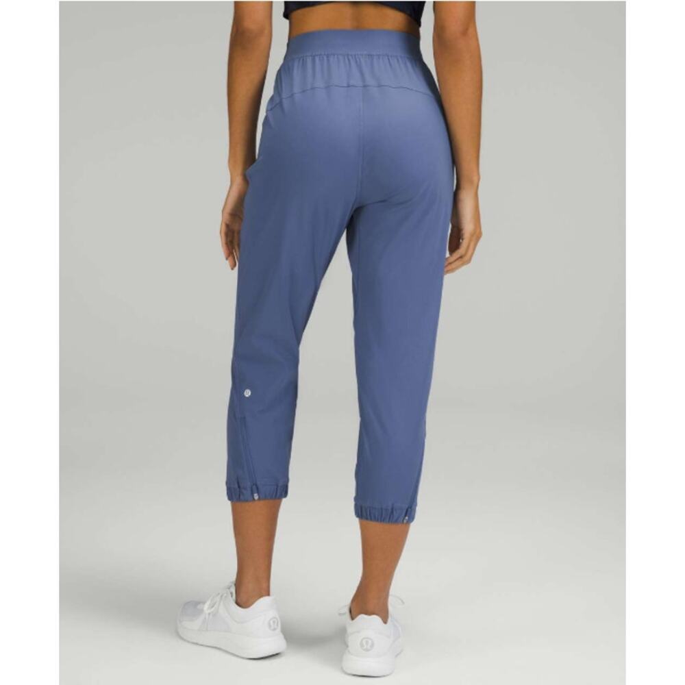 Lululemon Adapted State High Rise Jogger Cropped Size 10 Water Drop - Picture 2 of 6